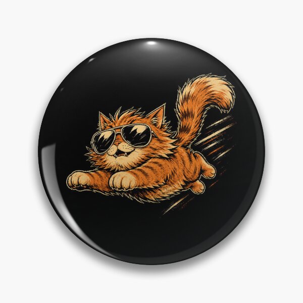 Item preview, Cool Flying Orange Cat With Sunglasses Retro Vintage designed and sold by WILLIAMS-BR.