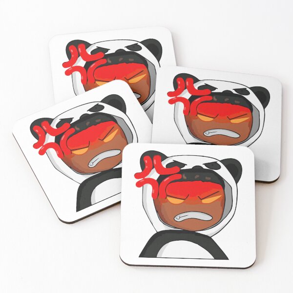 Item preview, Angry Panda Kid Cute Chibi Costume Mascot Emote Art designed and sold by TasaTRrr.