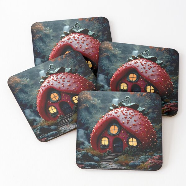 Item preview, Fairytale Strawberry House designed and sold by Vhelir-Art.