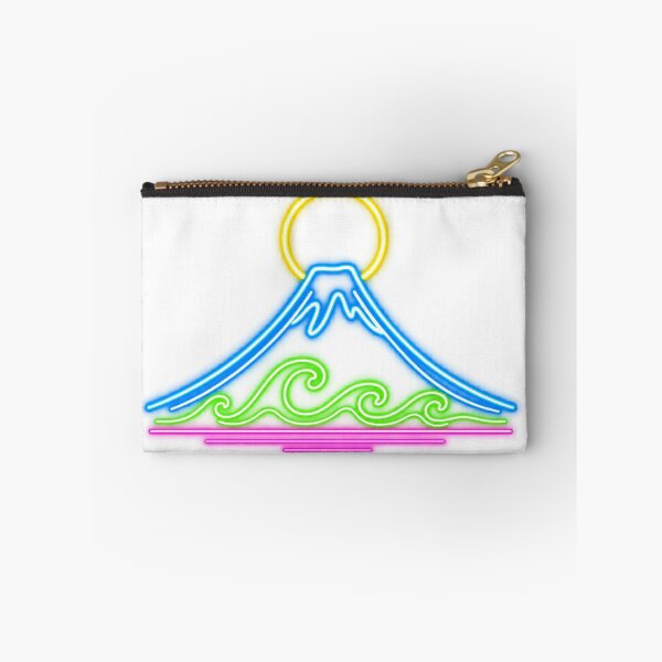 Item preview, Neon Fuji Wave – Retro Japan Sunset designed and sold by アミヤジャ.