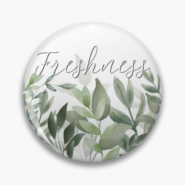 Item preview, Freshness – Green Leaf Digital Calligraphy Art designed and sold by Neha-Daily-Art.