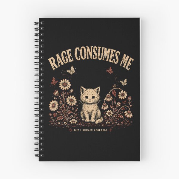 Item preview, Rage Consumes Me But I Remain Adorable Cute Kitten designed and sold by WILLIAMS-BR.