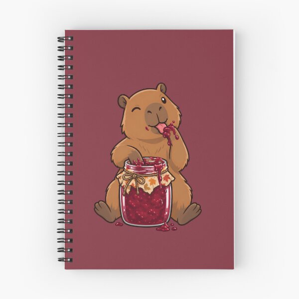 Item preview, Autumn Capybara Enjoying Homemade Preserves designed and sold by Ivy-Triggs.