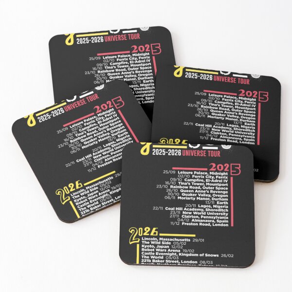Item preview, GeekSoc Universe Tour 2025-2026 Event Schedule designed and sold by Catsi-Nook-Art.