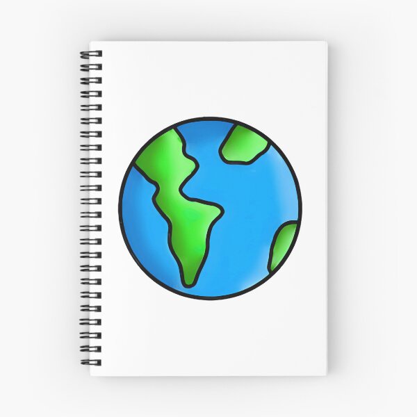 Item preview, Earth Cute Cartoon Planet Kawaii Space Solar System Art designed and sold by CatTailNPine.