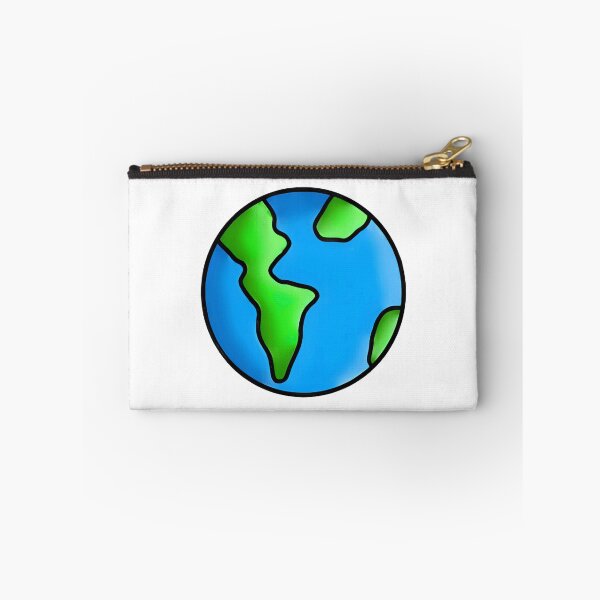 Item preview, Earth Cute Cartoon Planet Kawaii Space Solar System Art designed and sold by CatTailNPine.