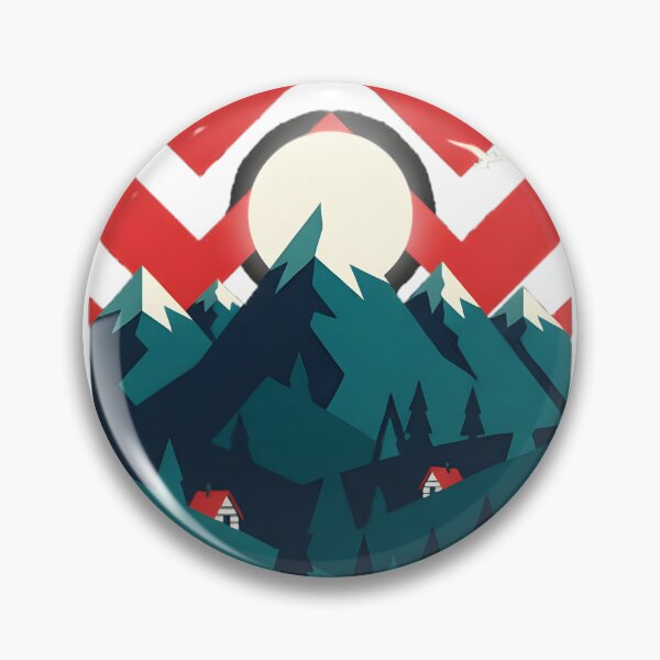Item preview, Mystical Mountain Peak Silhouette | Best Gift designed and sold by lastochka-art.
