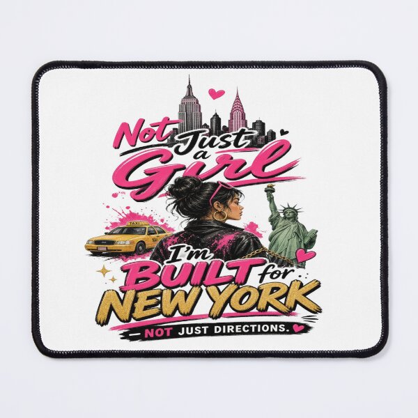 Item preview, Not Just A Girl I'm Built For New York - NYC Girl Power Graphic designed and sold by Sushikidsntoddlers.