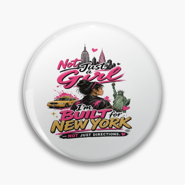 Item preview, Not Just A Girl I'm Built For New York - NYC Girl Power Graphic designed and sold by Sushikidsntoddlers.