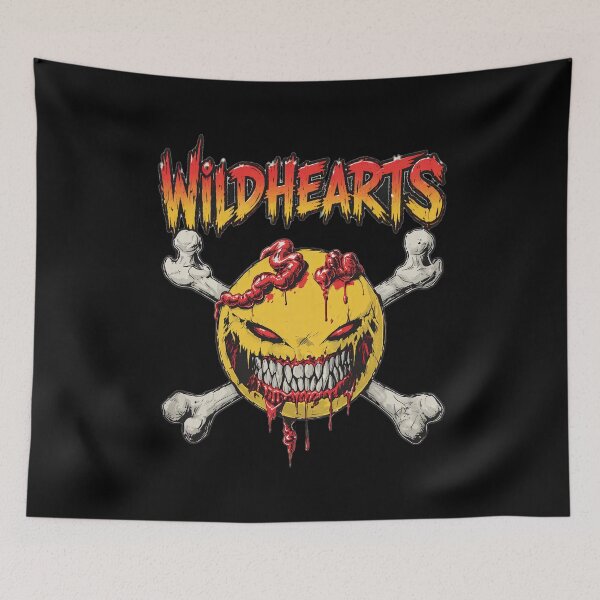 Item preview, The Wildheartss Band Menacing Smiley Skull  designed and sold by FleshAndBloods.