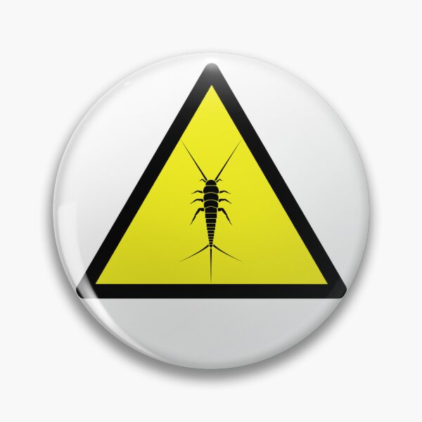 Item preview, Silverfish Hazard Sign designed and sold by Hazardous Organism.