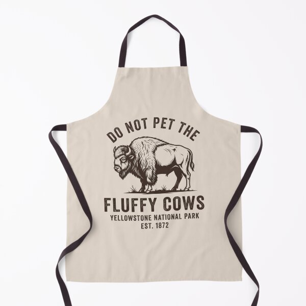 Item preview, Do Not Pet the Fluffy Cows Yellowstone National Park designed and sold by dudelinart.