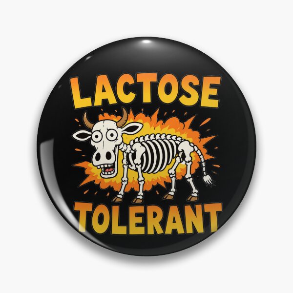 Item preview, Lactose Tolerant Skeleton Cow Meme designed and sold by MonkiFlipp.