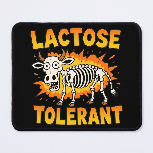 Item preview, Lactose Tolerant Skeleton Cow Meme designed and sold by MonkiFlipp.