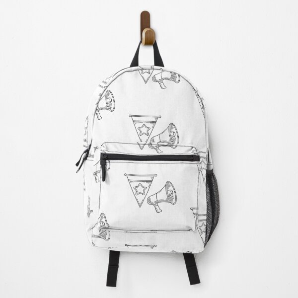 Item preview, Doodle illustration of a varsity pennant next to a megaphone designed and sold by rasagamastore.