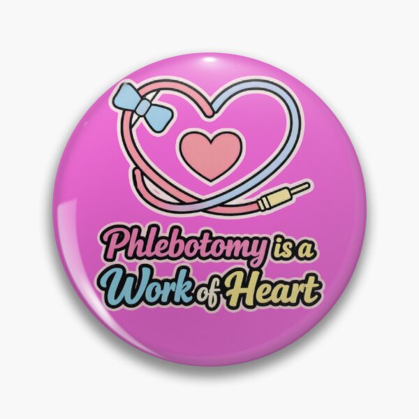 Item preview, Phlebotomy Is A Work Of Heart Cute Nurse designed and sold by Timeless Junction.