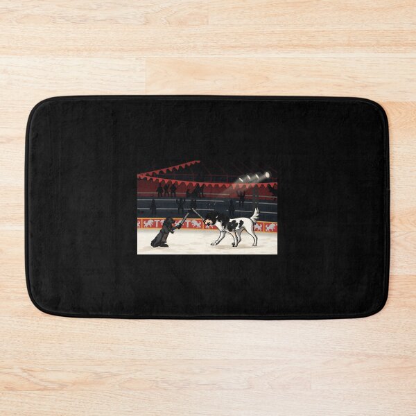Item preview, Dog Duel in the Circus Arena designed and sold by Catsi-Nook-Art.
