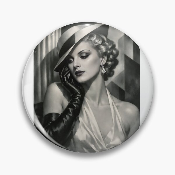 Item preview, Wall Art - Postcard - Poster: Art Deco Glamour Portrait designed and sold by ForeverPrintsOK.