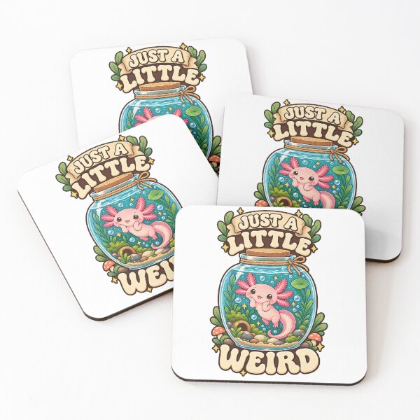 Item preview, Just A Little Weird Axolotl designed and sold by The Murcian Path.