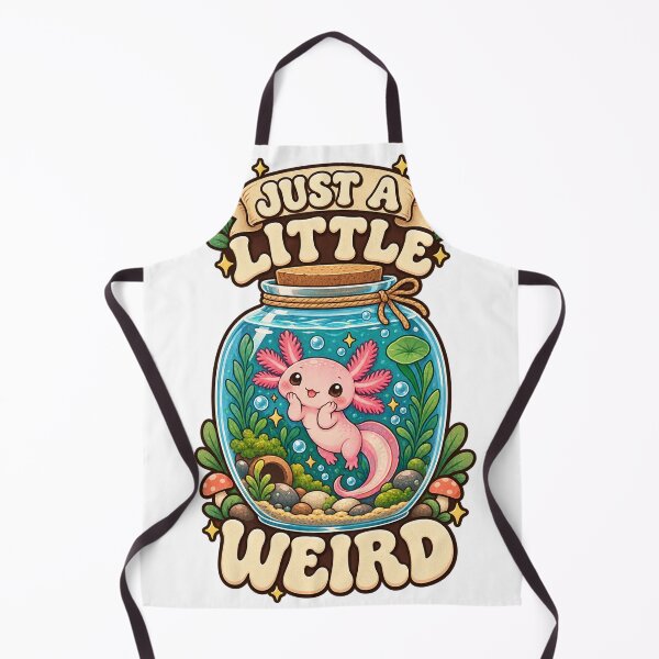 Item preview, Just A Little Weird Axolotl designed and sold by The Murcian Path.