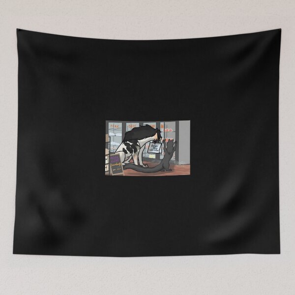 Item preview, Funny Cat and Dog Bakery Adventure designed and sold by Catsi-Nook-Art.