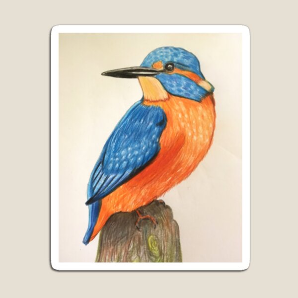 Item preview, Kingfisher designed and sold by emzillustration.
