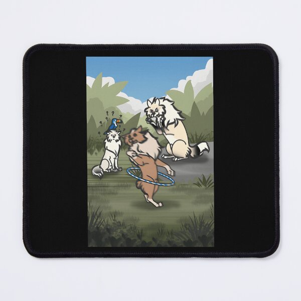 Item preview, Playful Dogs in the Jungle Scene designed and sold by Catsi-Nook-Art.