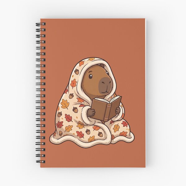 Item preview, Autumn Capybara Bookworm designed and sold by Ivy-Triggs.