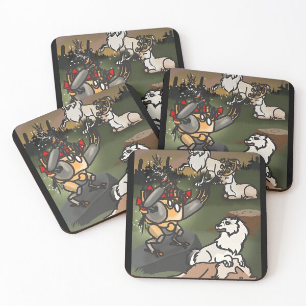 Item preview, Whimsical Animal Fantasy Scene designed and sold by Catsi-Nook-Art.