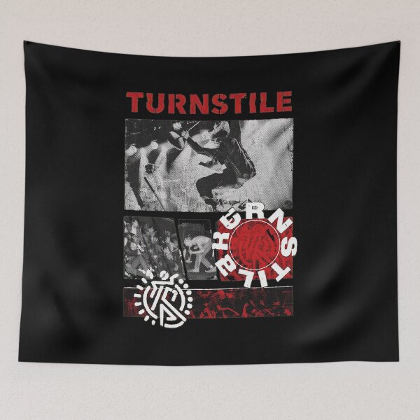 Item preview, Turnstiles Band Stencil Collage designed and sold by cacaScorner.