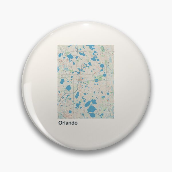 Item preview, Orlando Minimalistic Map Art designed and sold by MapsNerd.