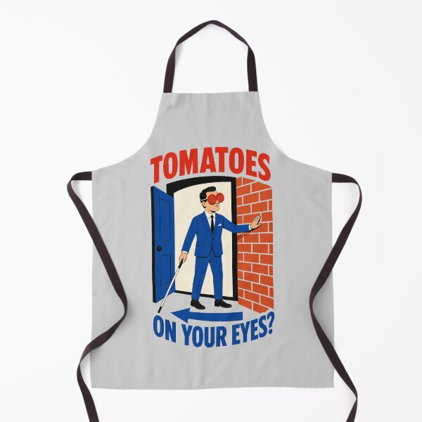 Item preview, Tomatoes On Your Eyes - Funny German Saying Visual Pun Idiom designed and sold by SVox.