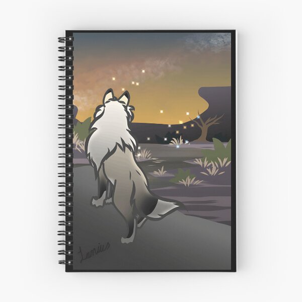 Item preview, Serene Howling Wolf at Dusk designed and sold by Catsi-Nook-Art.