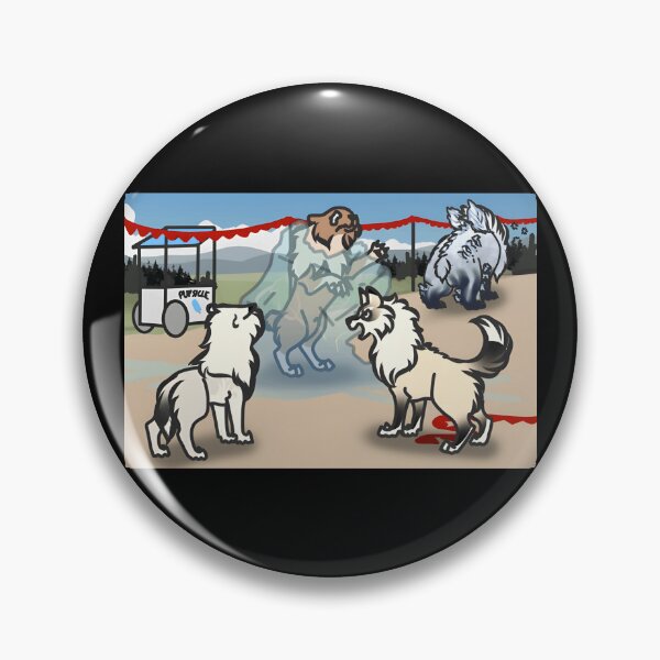 Item preview, Ghostly Dogs at the Pupscicle Stand designed and sold by Catsi-Nook-Art.