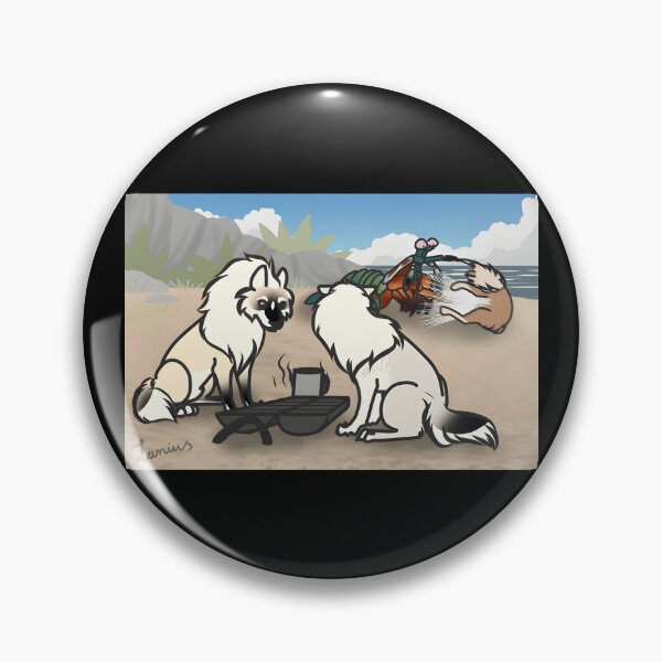 Item preview, Playful Dogs and a Lobster Adventure designed and sold by Catsi-Nook-Art.