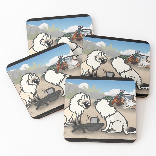 Item preview, Playful Dogs and a Lobster Adventure designed and sold by Catsi-Nook-Art.