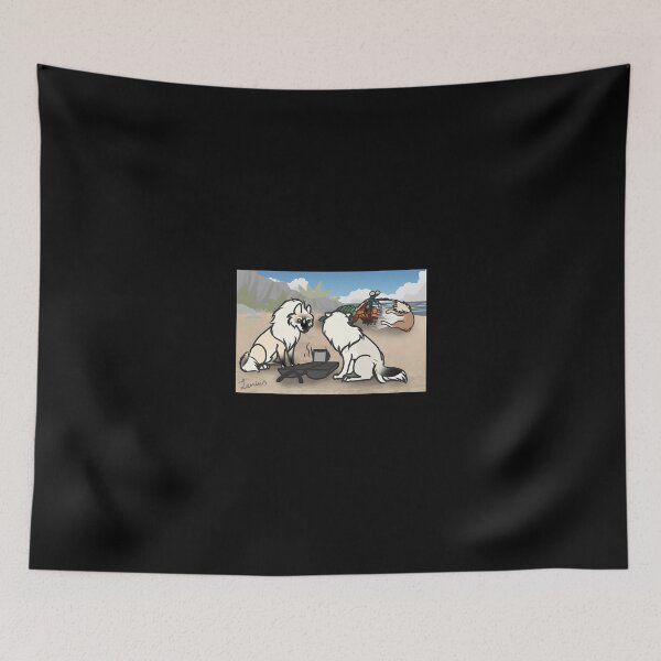 Item preview, Playful Dogs and a Lobster Adventure designed and sold by Catsi-Nook-Art.