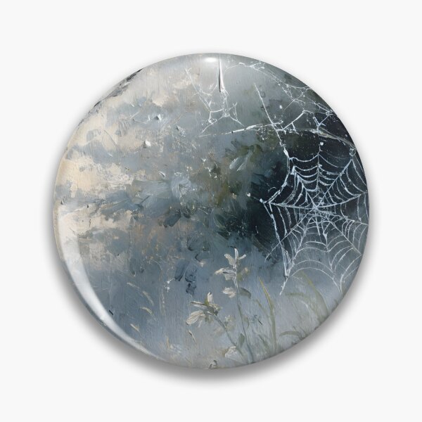 Item preview, Misty Dark Forest Moonlight Halloween Painting designed and sold by ArtAmbience.
