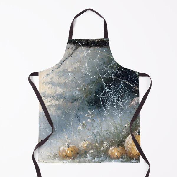 Item preview, Misty Dark Forest Moonlight Halloween Painting designed and sold by ArtAmbience.