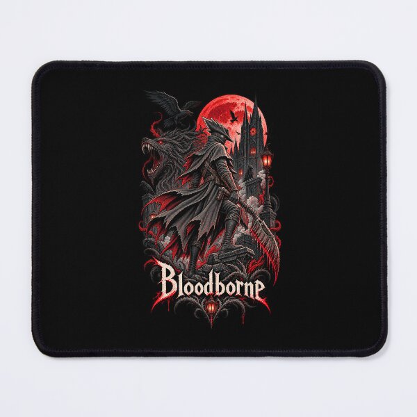 Item preview, Bloodborne Hunter – Gothic Blood Moon designed and sold by Pandaburba.