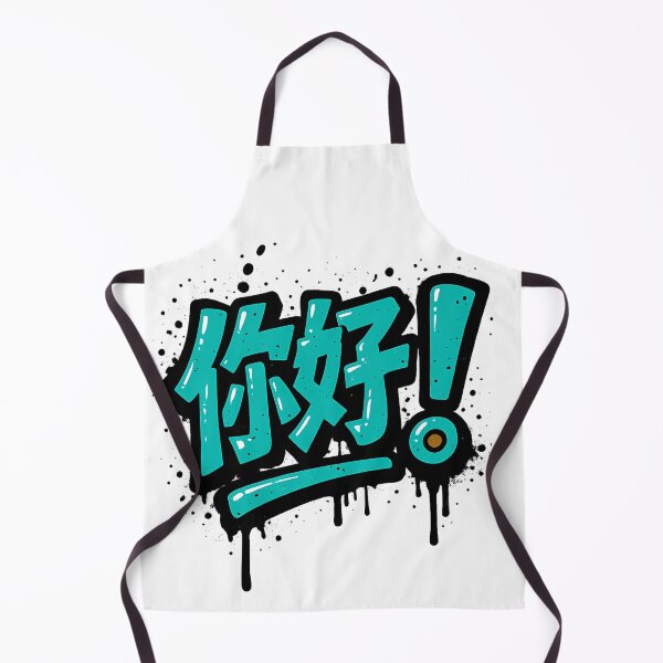 Item preview, Chinese Ni Hao Graffiti Typography Urban Streetwear Art designed and sold by DesignArtist.ia.