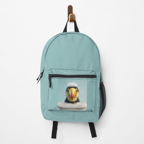 Item preview, Baby Toucan Bubble Bath Cute Nursery Bathroom Wall Art designed and sold by LazyOwlStore.