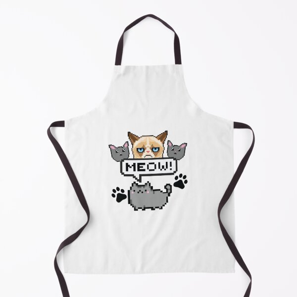 Item preview, Grumpy Pixel Cat Meow Funny Kawaii Gamer Retro designed and sold by RCMstore.
