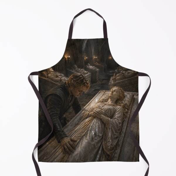 Item preview, Mourning Prince in the Royal Crypt | Gothic Medieval Tomb Art | Dark Fantasy Wall Art designed and sold by Element Horizon Studio.