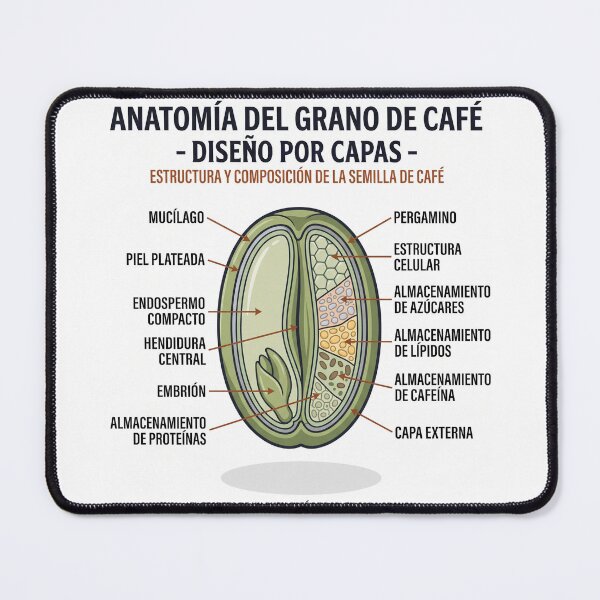 Item preview, Anatomy of the coffee bean designed and sold by Cafetera Moka Italiana.