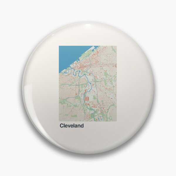 Item preview, Cleveland Minimalistic Map Art designed and sold by MapsNerd.