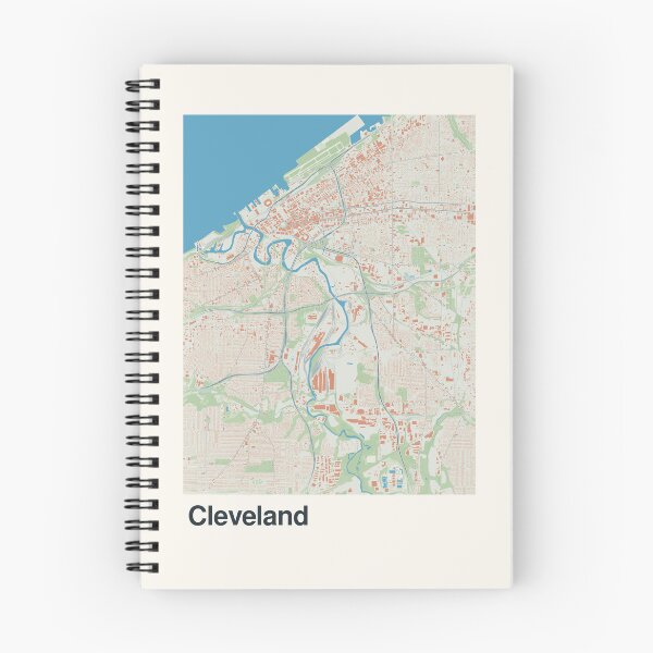 Item preview, Cleveland Minimalistic Map Art designed and sold by MapsNerd.