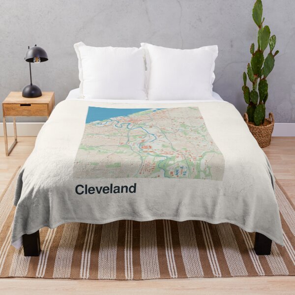 Item preview, Cleveland Minimalistic Map Art designed and sold by MapsNerd.