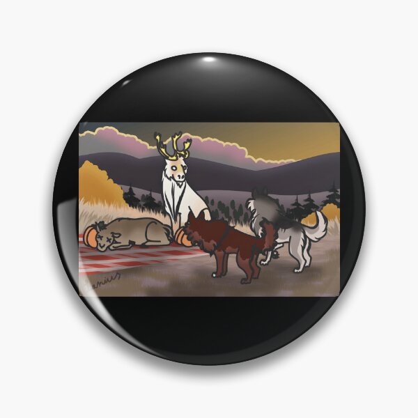 Item preview, Fantasy Animal Gathering in Autumn Landscape designed and sold by Catsi-Nook-Art.