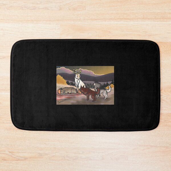 Item preview, Fantasy Animal Gathering in Autumn Landscape designed and sold by Catsi-Nook-Art.